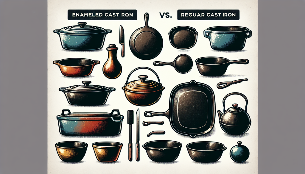 What Is Enameled Cast Iron, And How Does It Differ From Regular Cast Iron?