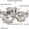 All-Clad D3 3-Ply Stainless Steel Cookware Set 7 Piece - Image 2