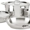 All-Clad D3 3-Ply Stainless Steel Cookware Set 7 Piece