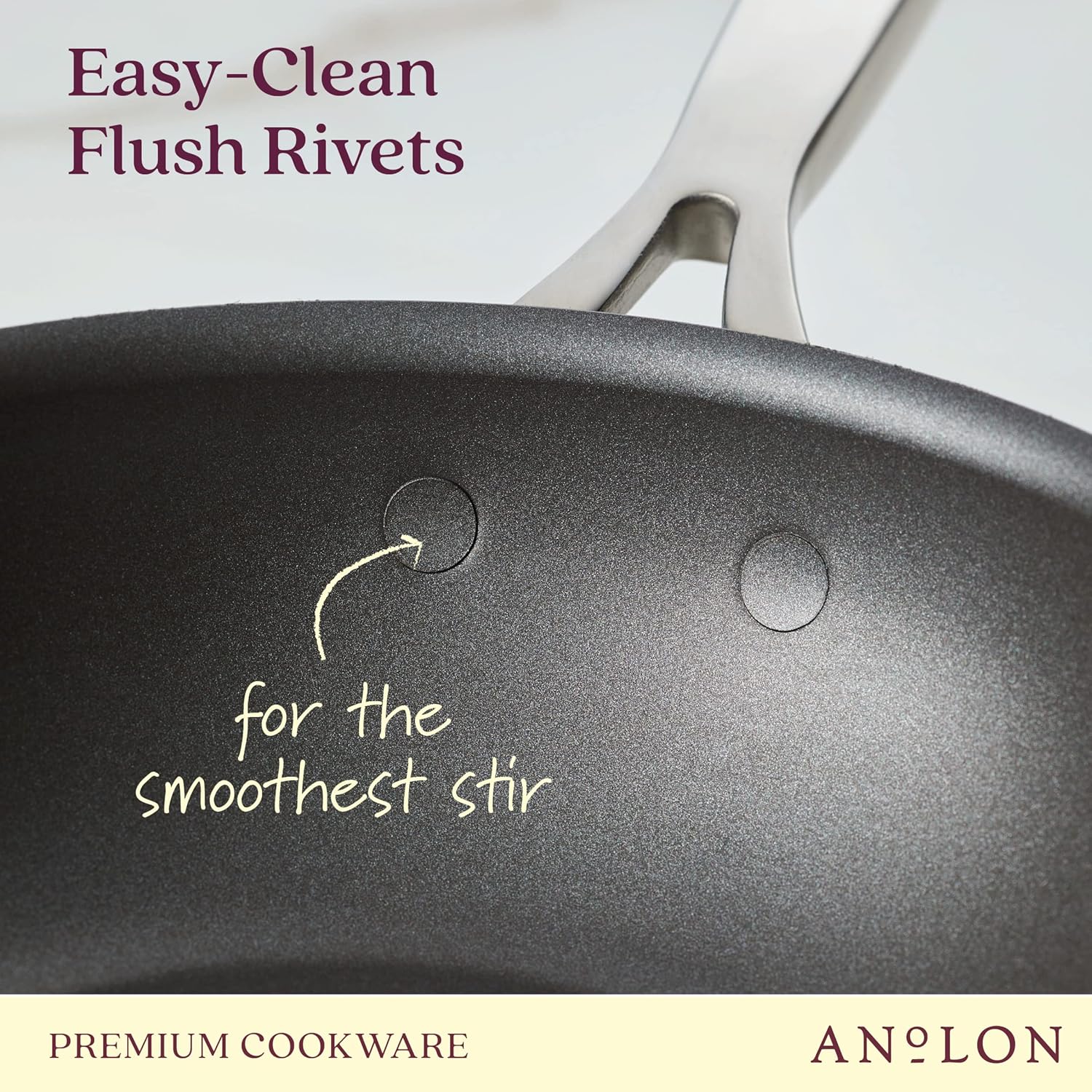 Anolon Ascend Hard Anodized Nonstick Cookware/Pots and Pans Set - Good for All Stovetops (Gas, Glass Top, Electric  Induction), Dishwasher  Oven Safe with Stainless Steel Handles, 10 Piece - Bronze