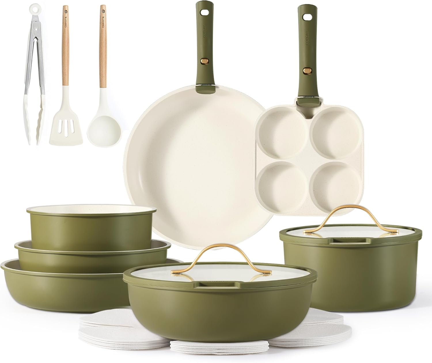 CAROTE 19pcs Pots and Pans Set Review