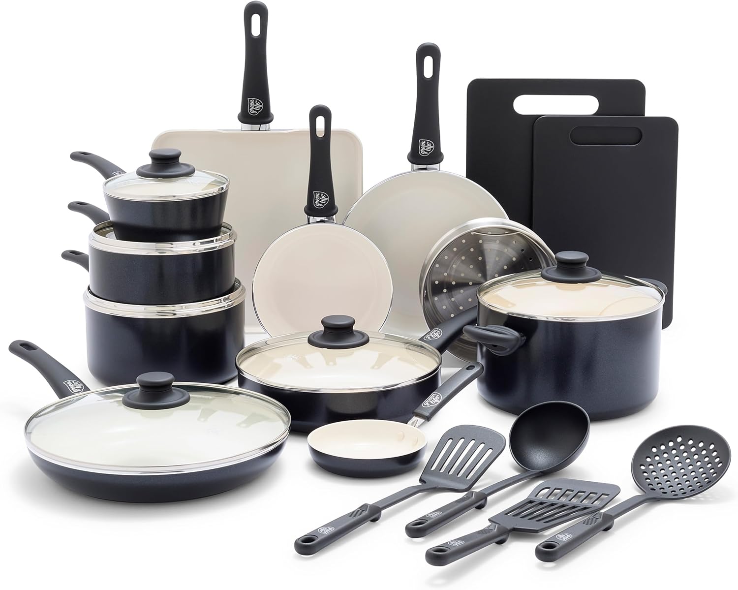 GreenLife Soft Grip Healthy Ceramic 23 Piece Cookware Set Review