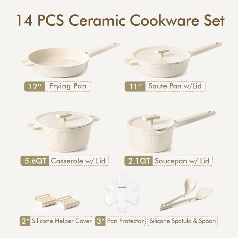 Nice Cooking Set Comprehensive Review On SENSARTE Ceramic Cookware Set | Nice Cookware