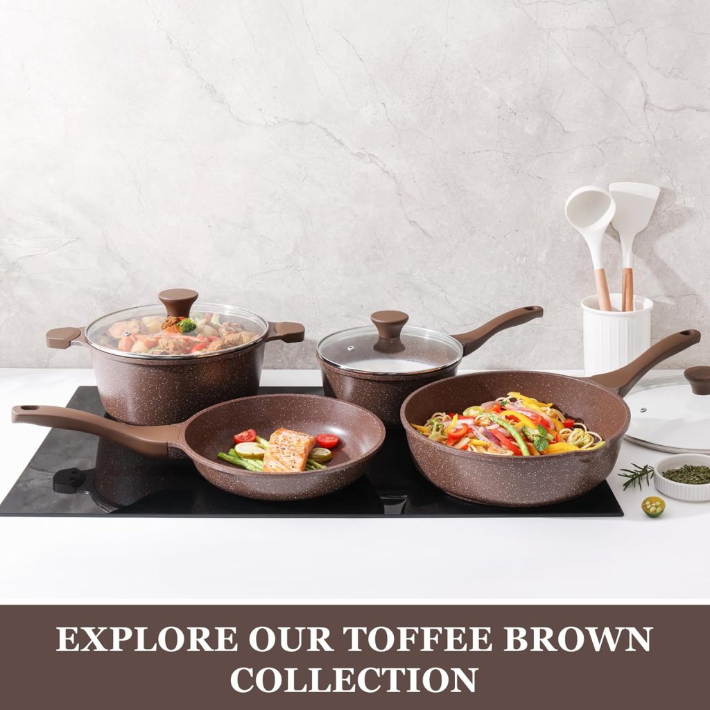 Nice Cooking Set SENSARTE Nonstick Ceramic Cookware Set 13-Piece Review | Nice Cookware