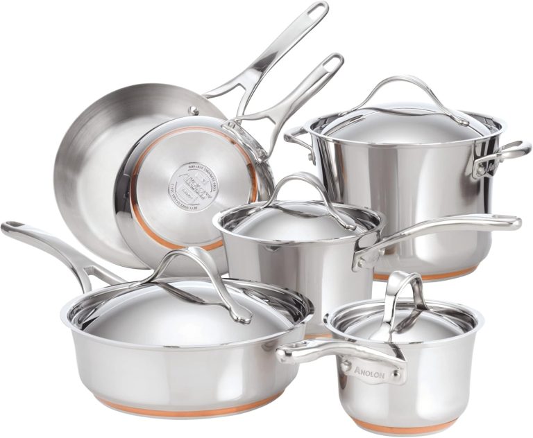 Nice Cooking Set Anolon Nouvelle Stainless Steel Cookware Set Review | Nice Cookware