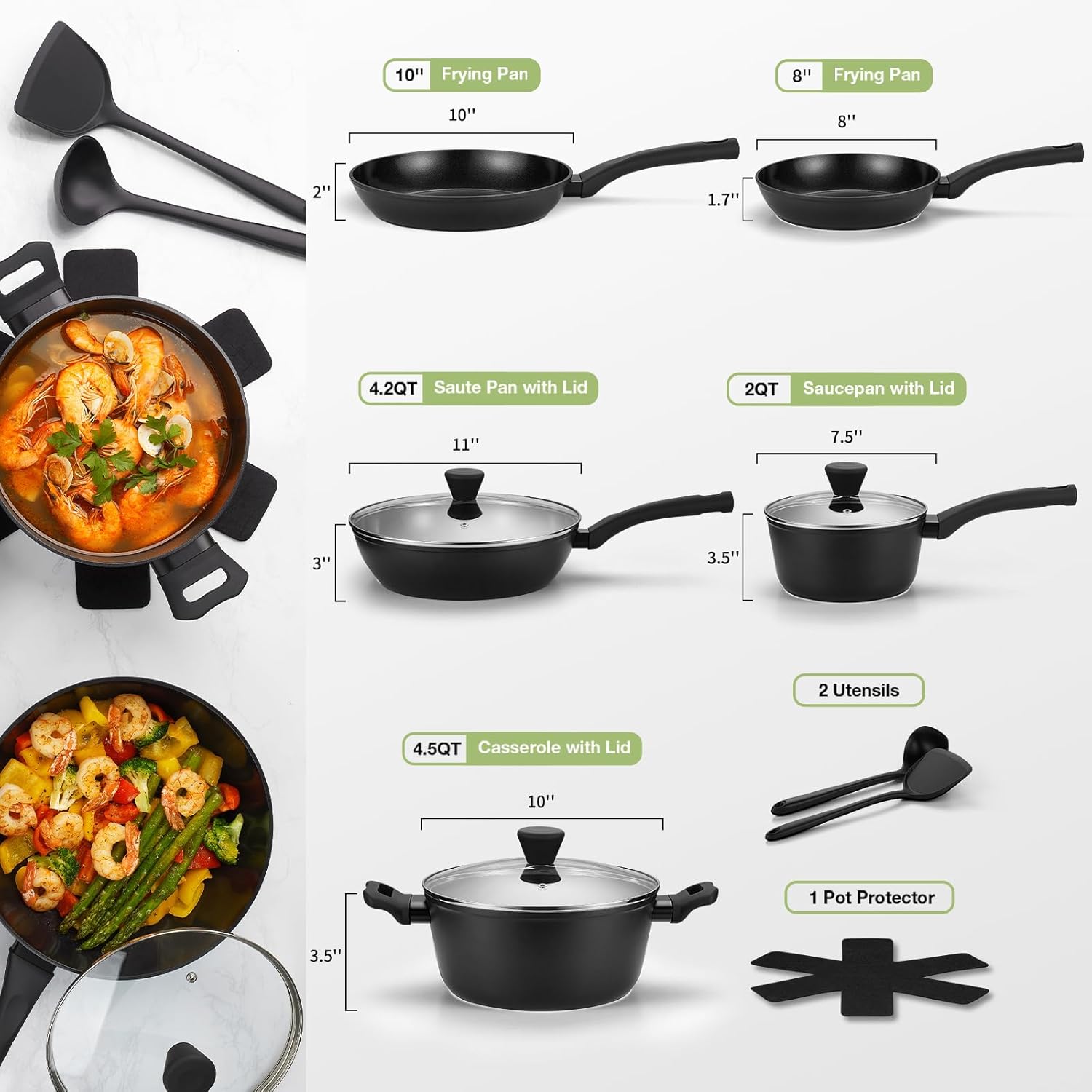 Ceramic Pots and Pans Set Review