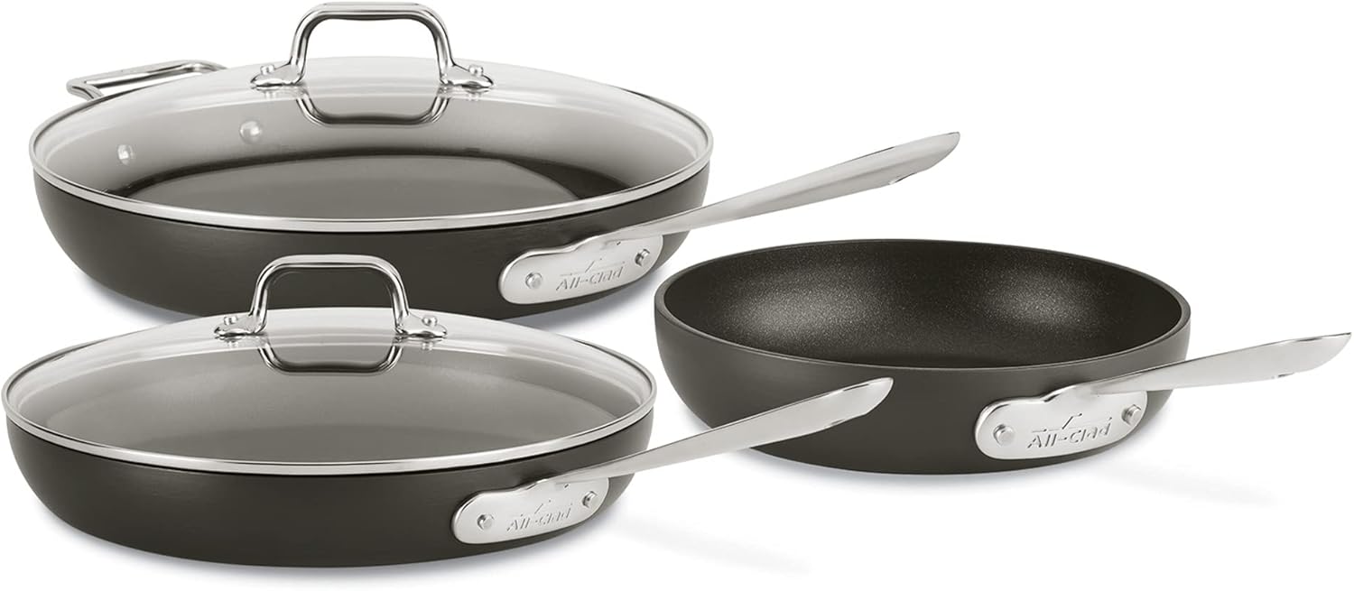 All-clad ha1 non stick fry pan set review