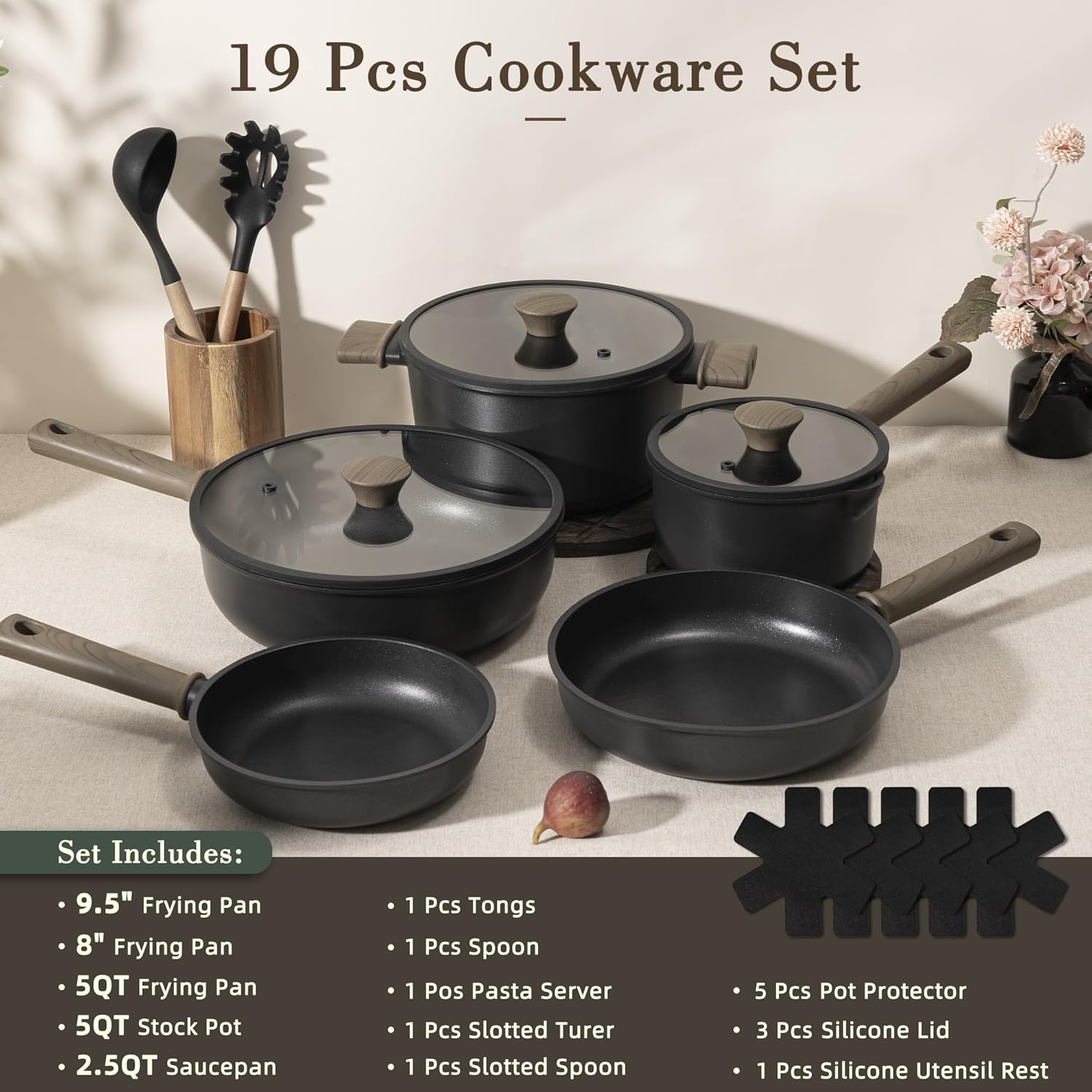 Astercook non stick pots and pans set review