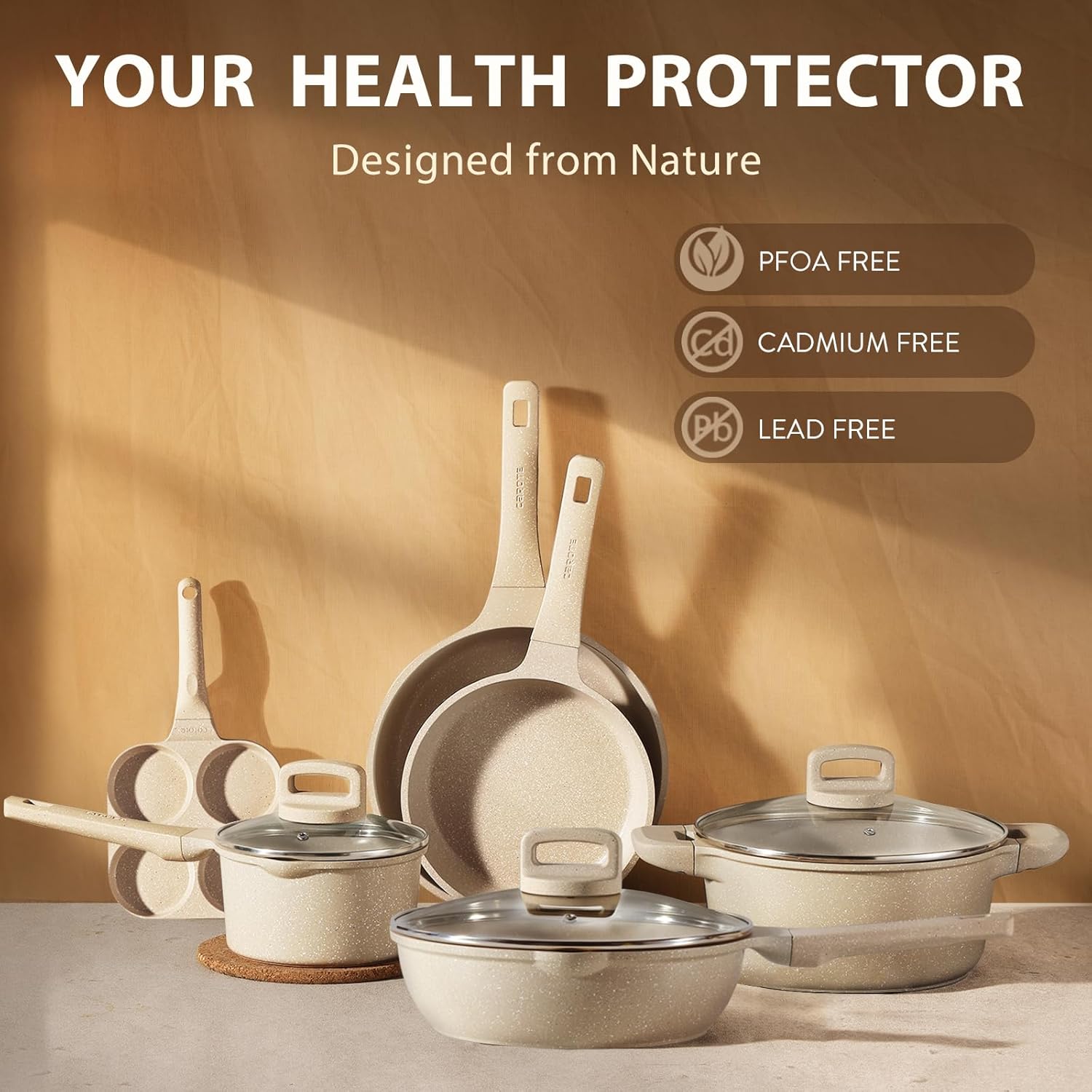 Carote 13pcs kitchen pots and pans set review