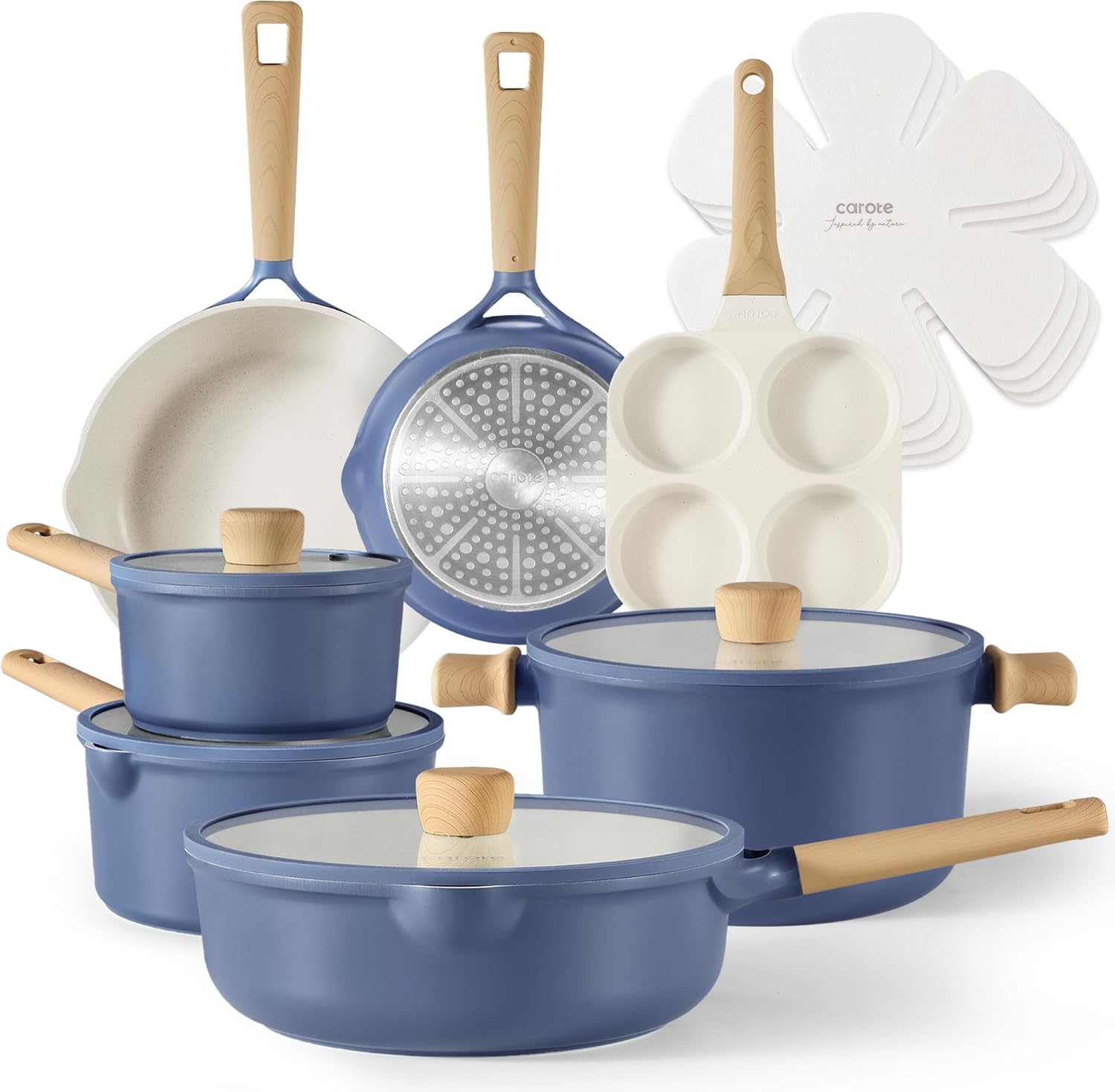 Carote 15pcs pots and pans set review