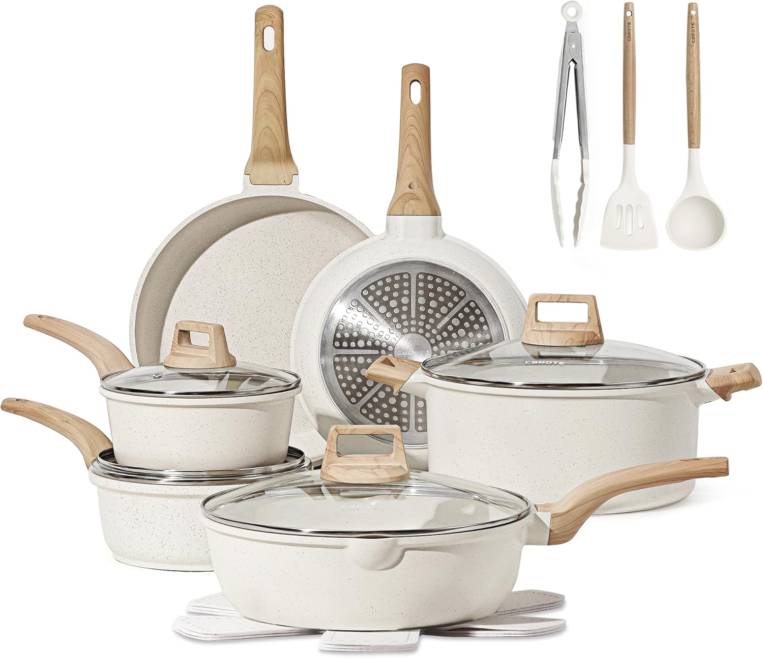 Carote 16 piece nonstick cookware set review