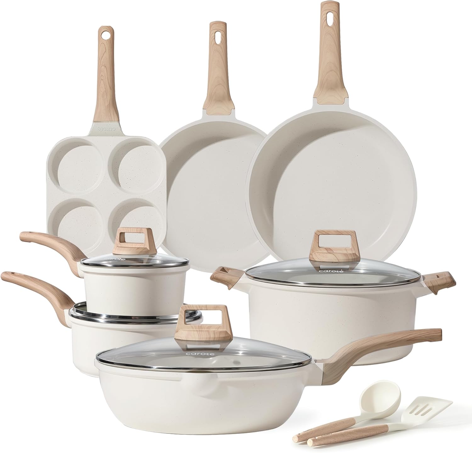 Carote 16 piece nonstick cookware set review