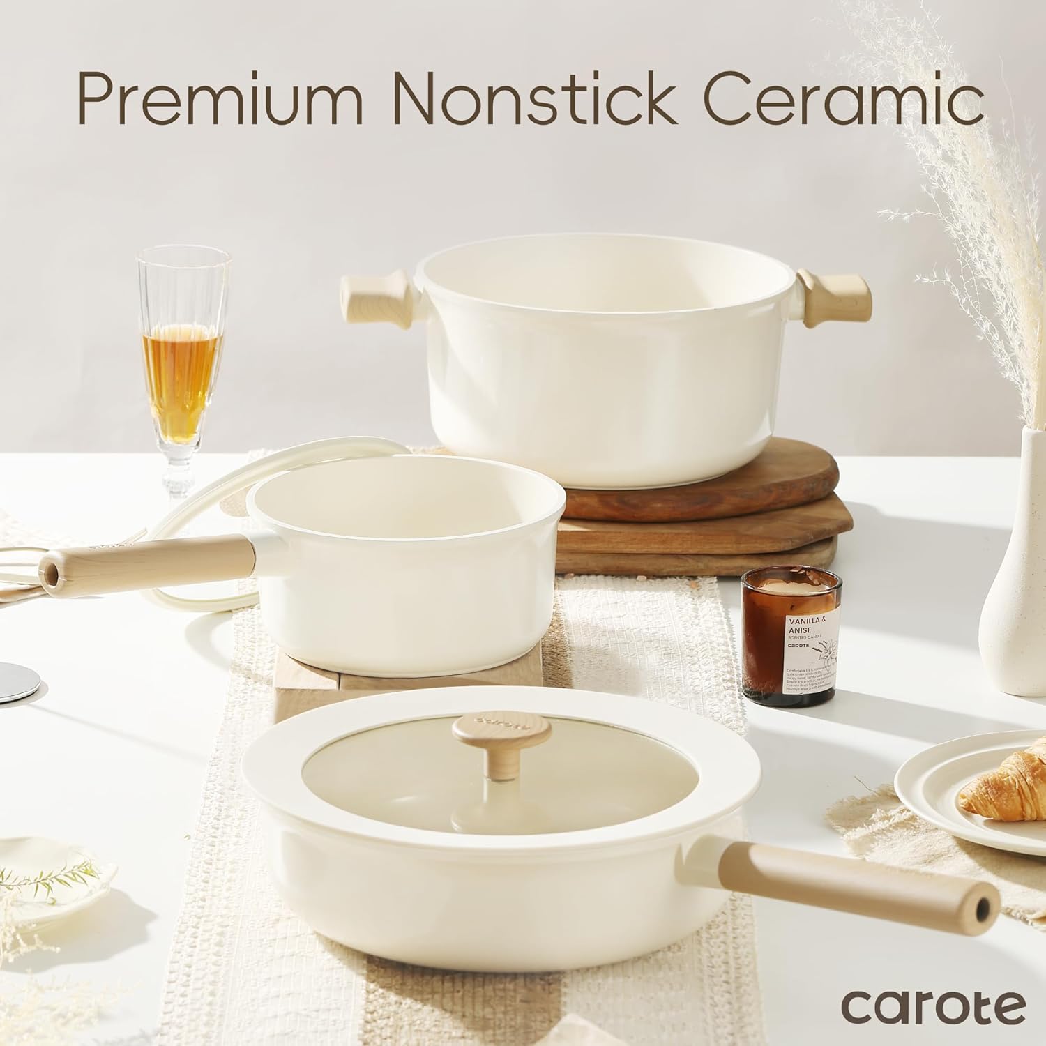 Carote ceramic pots and pans set review