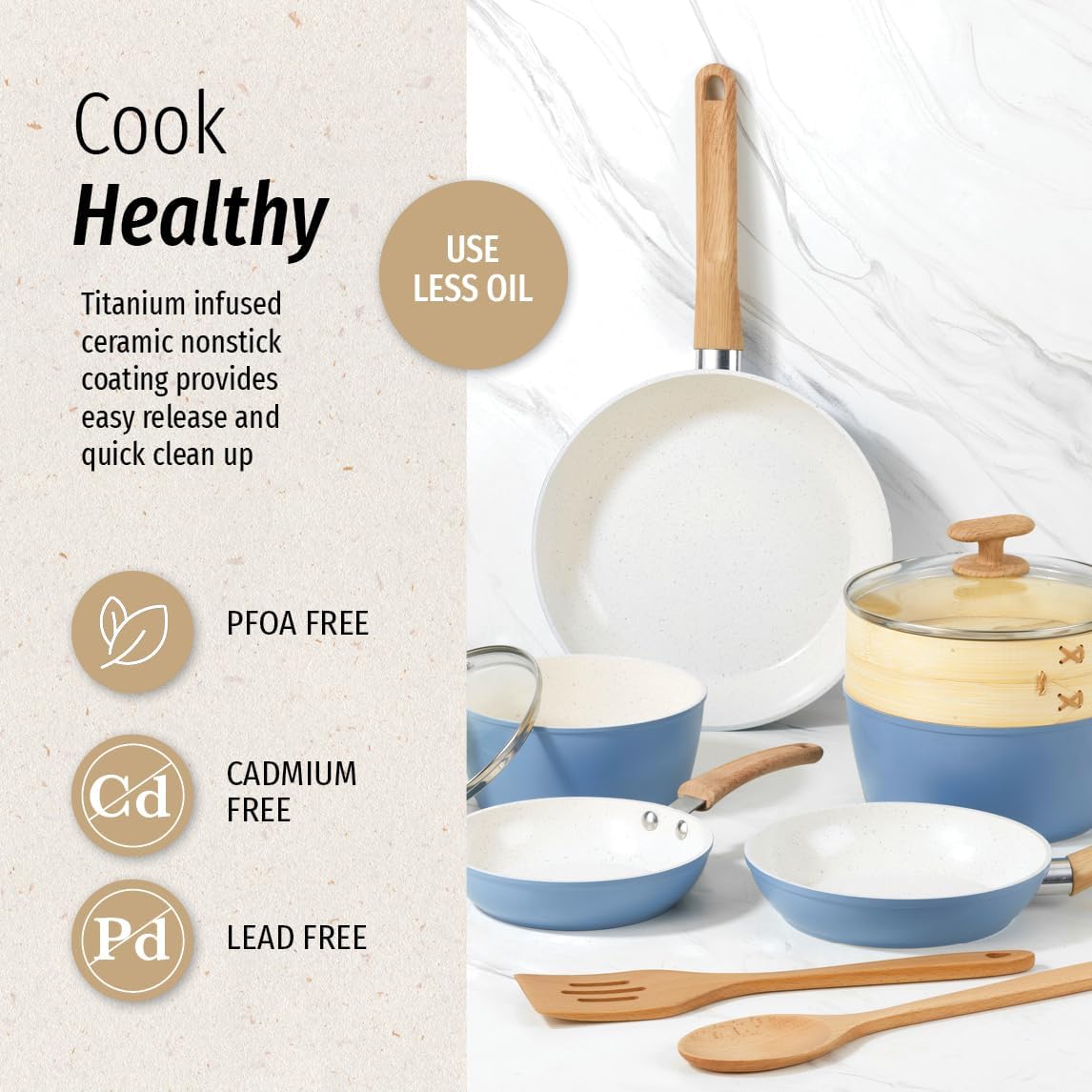 Goodcook 10-piece healthy ceramic titanium-infused cookware set review