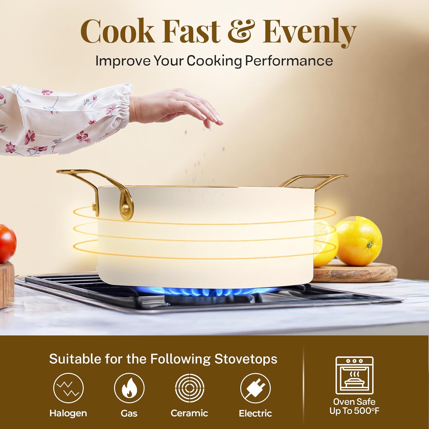 Gotham steel 15 pc ceramic cookware set review