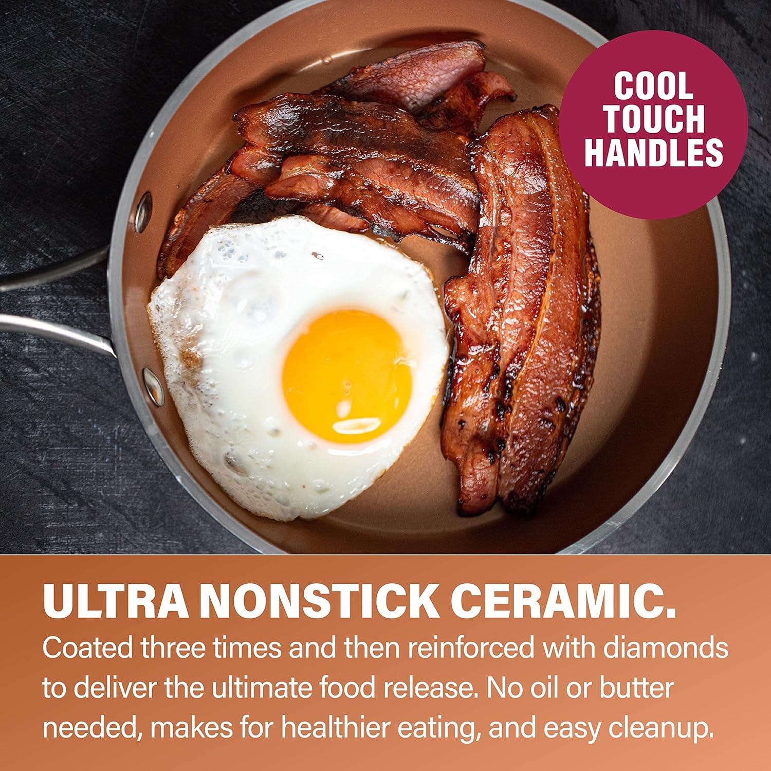 Gotham Steel Hammered 20 Pc Ceramic Cookware Set Nonstick, True Ceramic Pots and Pans Set Non Stick with Deep Square Pan Set Bakeware Set, Non Toxic PFOA PFOS Free, Oven Dishwasher Safe Gotham Steel Hammered 20 Pc Ceramic Cookware Set Nonstick, True Ceramic Pots and Pans Set Non Stick with Deep Square Pan Set Bakeware Set, Non Toxic PFOA PFOS Free, Oven Dishwasher Safe