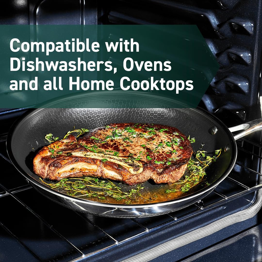 Hexclad hybrid nonstick 6-piece fry pan set review