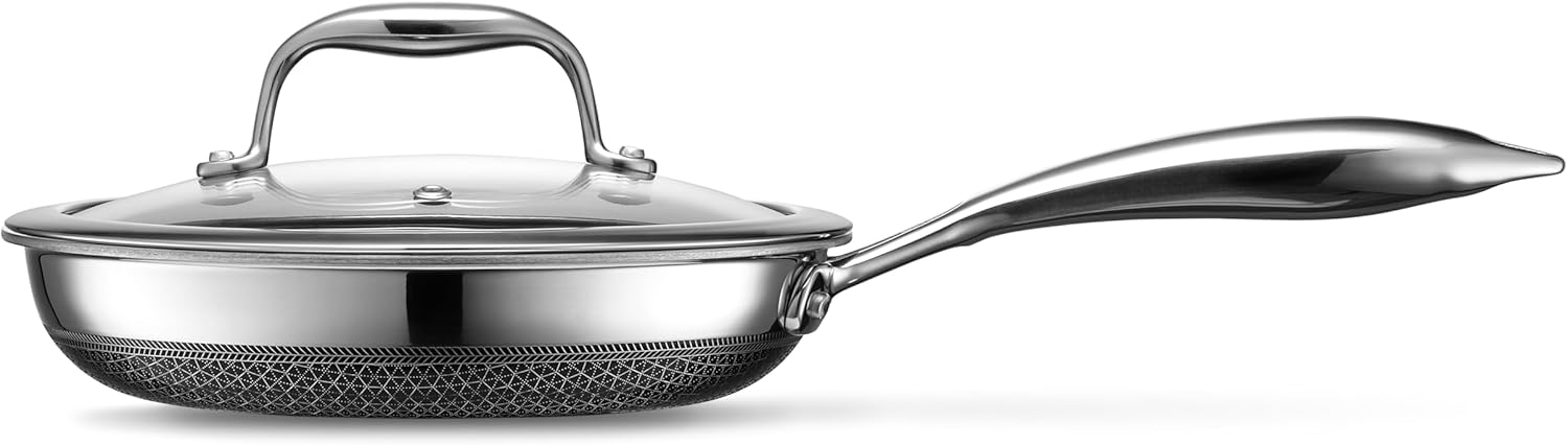 Hexclad hybrid nonstick frying pan 8-inch review