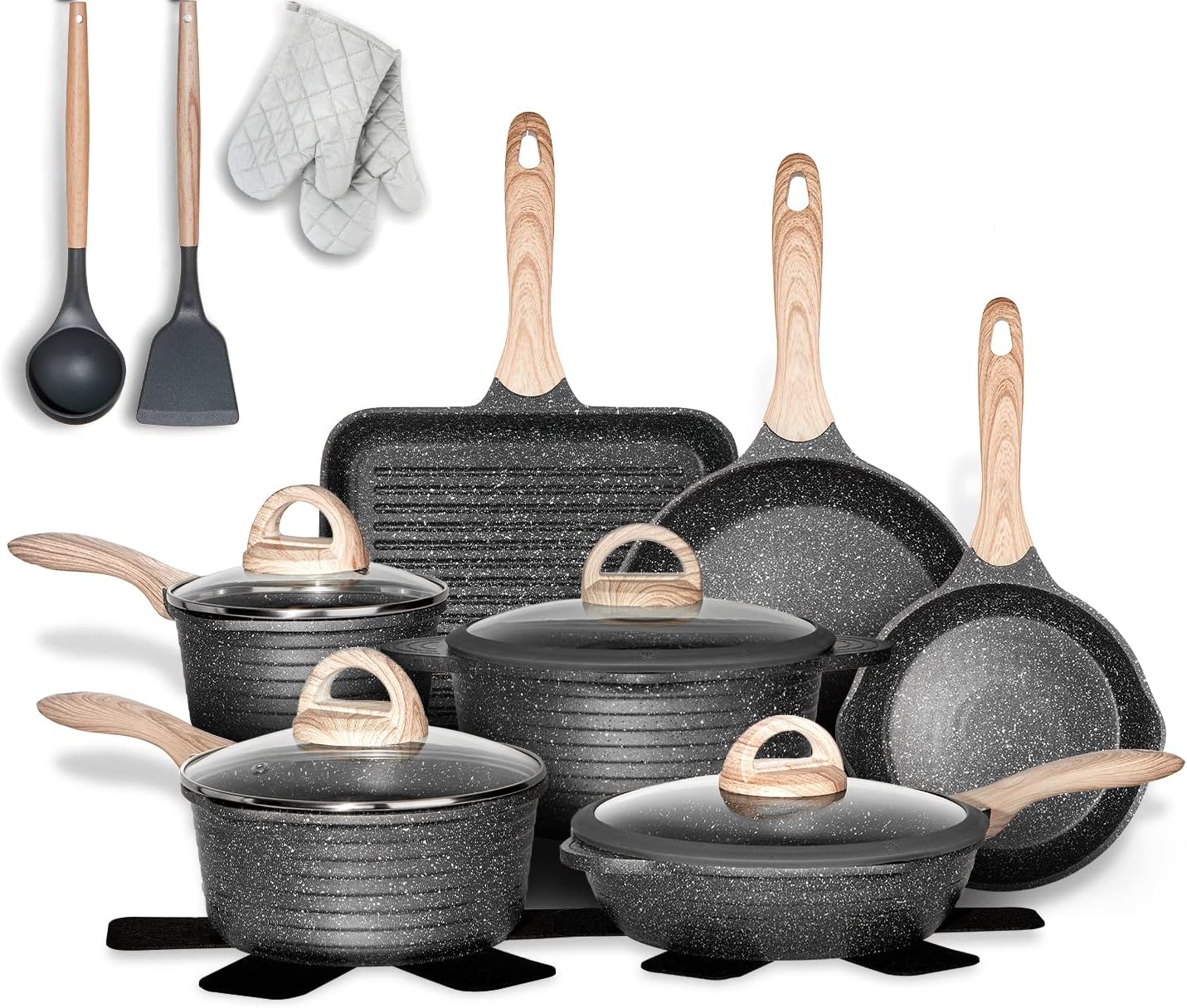 Jeetee pots and pans set 20pcs review