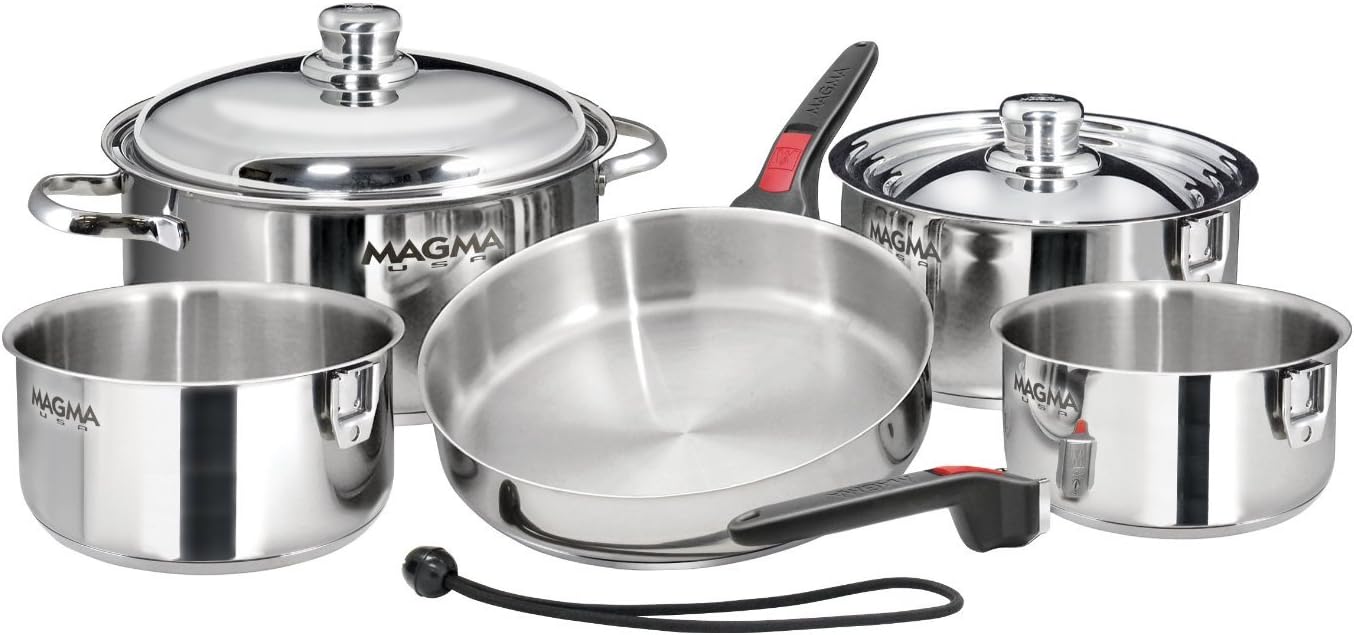 Magma 10-Piece Gourmet Nesting Stainless Steel Cookware Set review