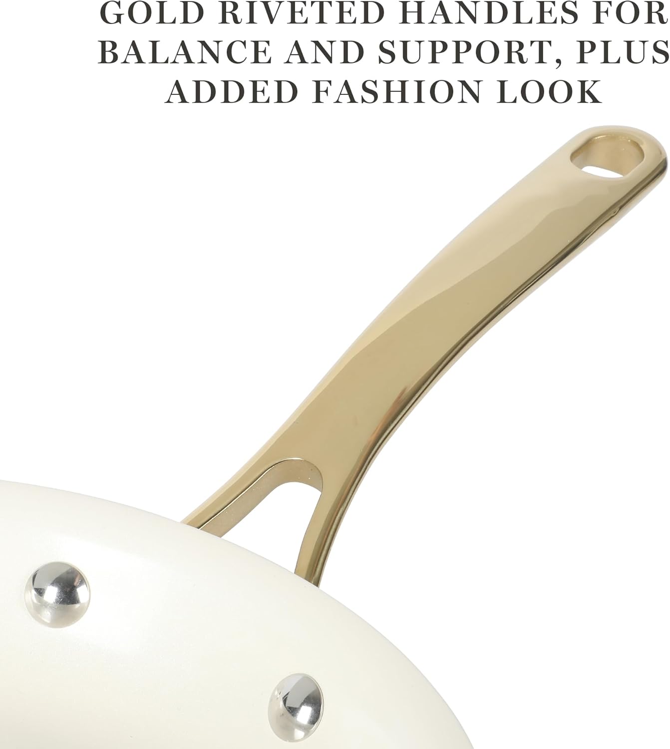 ceramic nonstick pans - Nice Cookware Martha stewart galway premium 10 piece cookware set