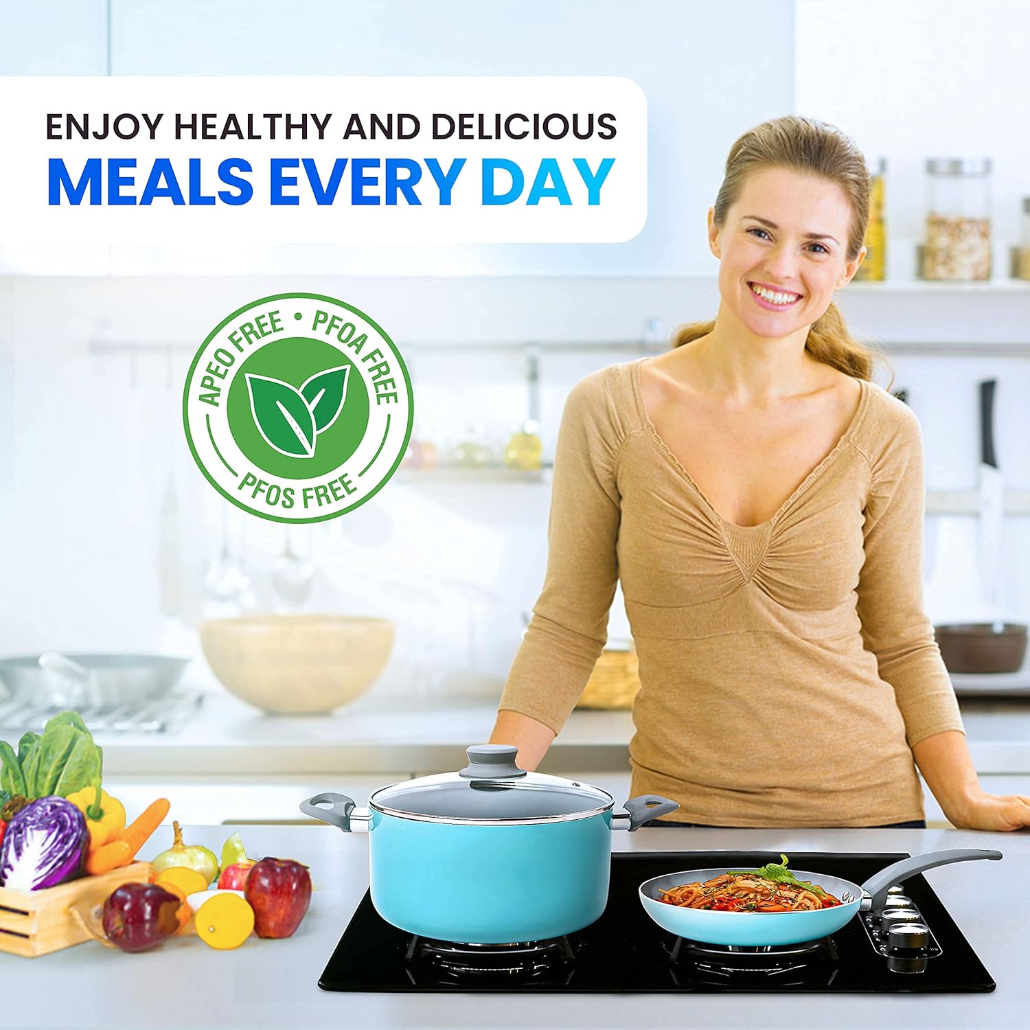 high quality cookware sets - Nice Cookware Mueller pots and pans set 17-piece review