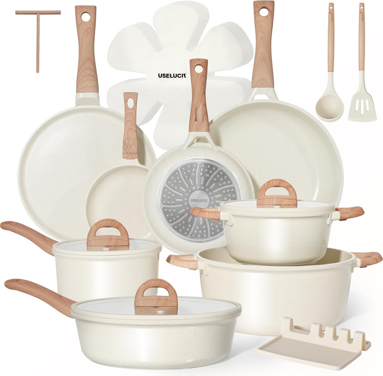 Pots and Pans 22-Pc Nonstick Ceramic Cookware Set review