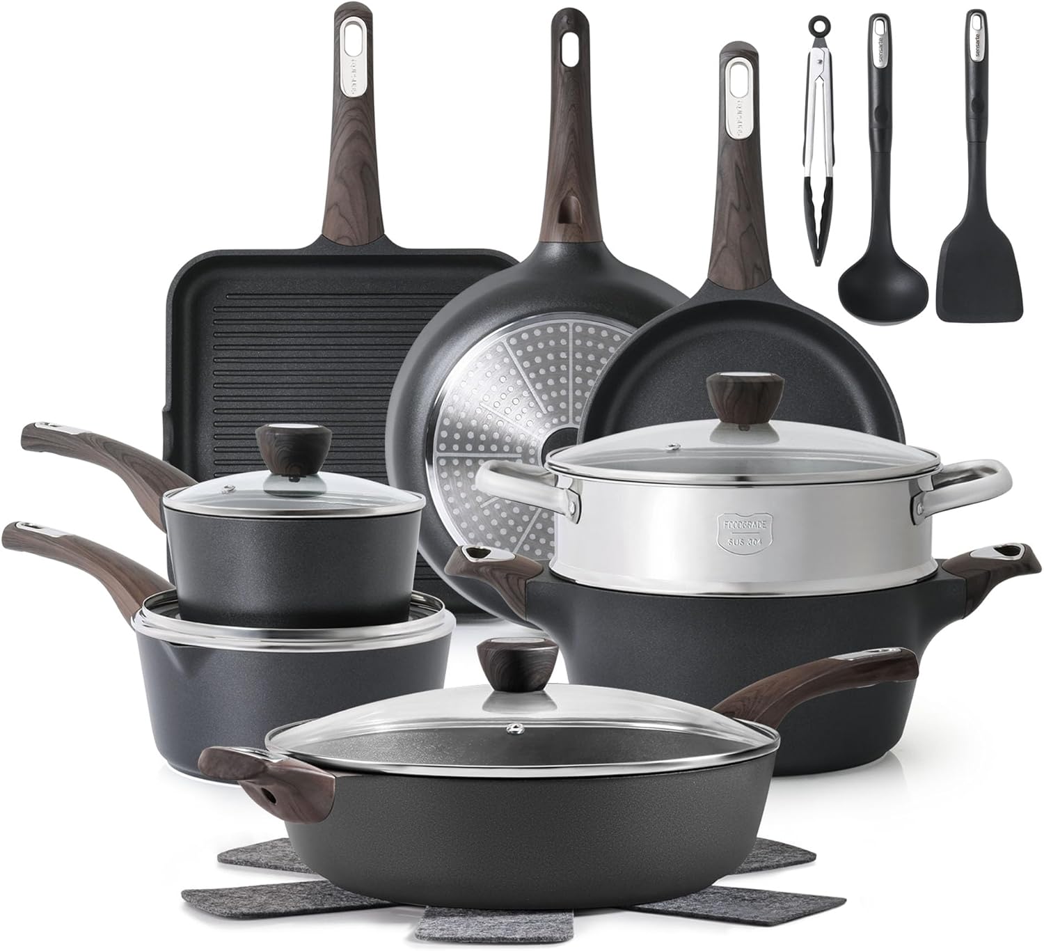 Review: non-toxic healthy non stick kitchen cooking set