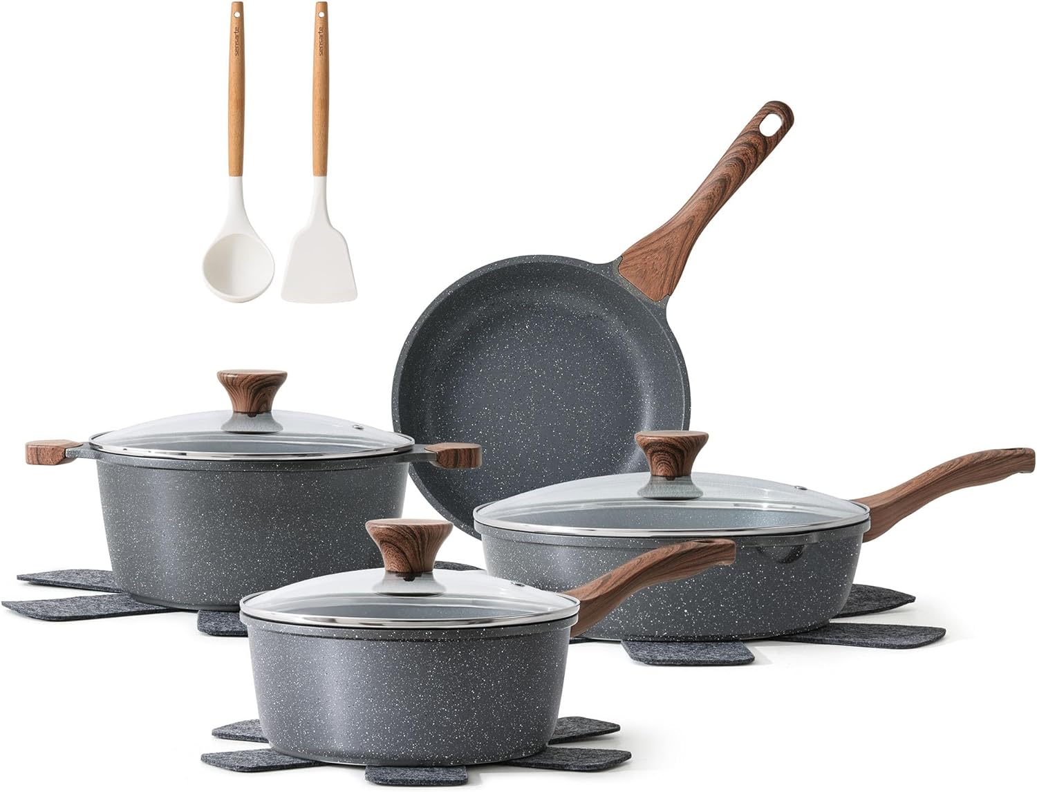 Sensarte nonstick ceramic cookware set 13-piece review