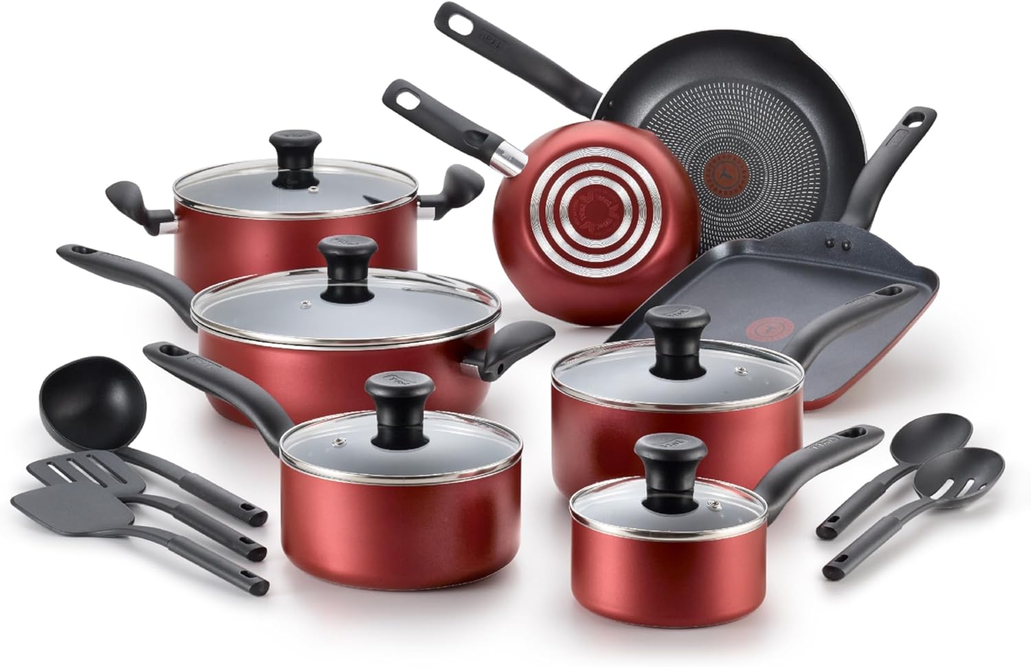 professional grade cookware - Nice Cookware T-fal initiatives 18 piece cookware set review