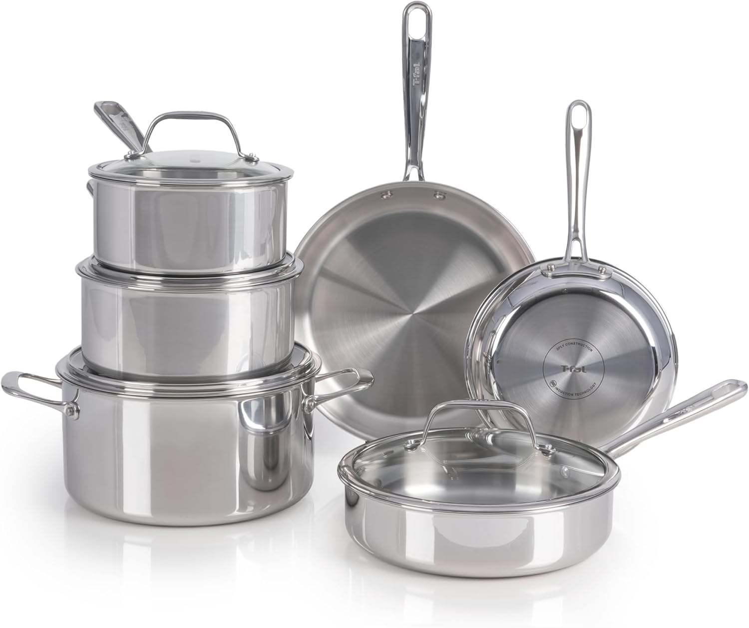 cookware buying guide - Nice Cookware T-fal pro tri-ply stainless steel cookware set review