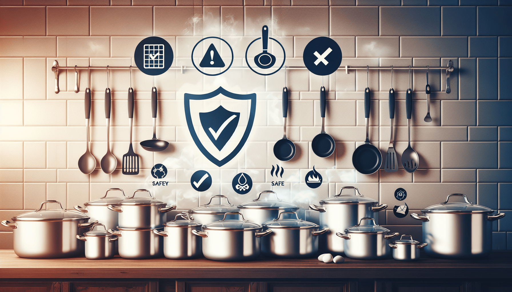 What are the safety considerations when using cookware