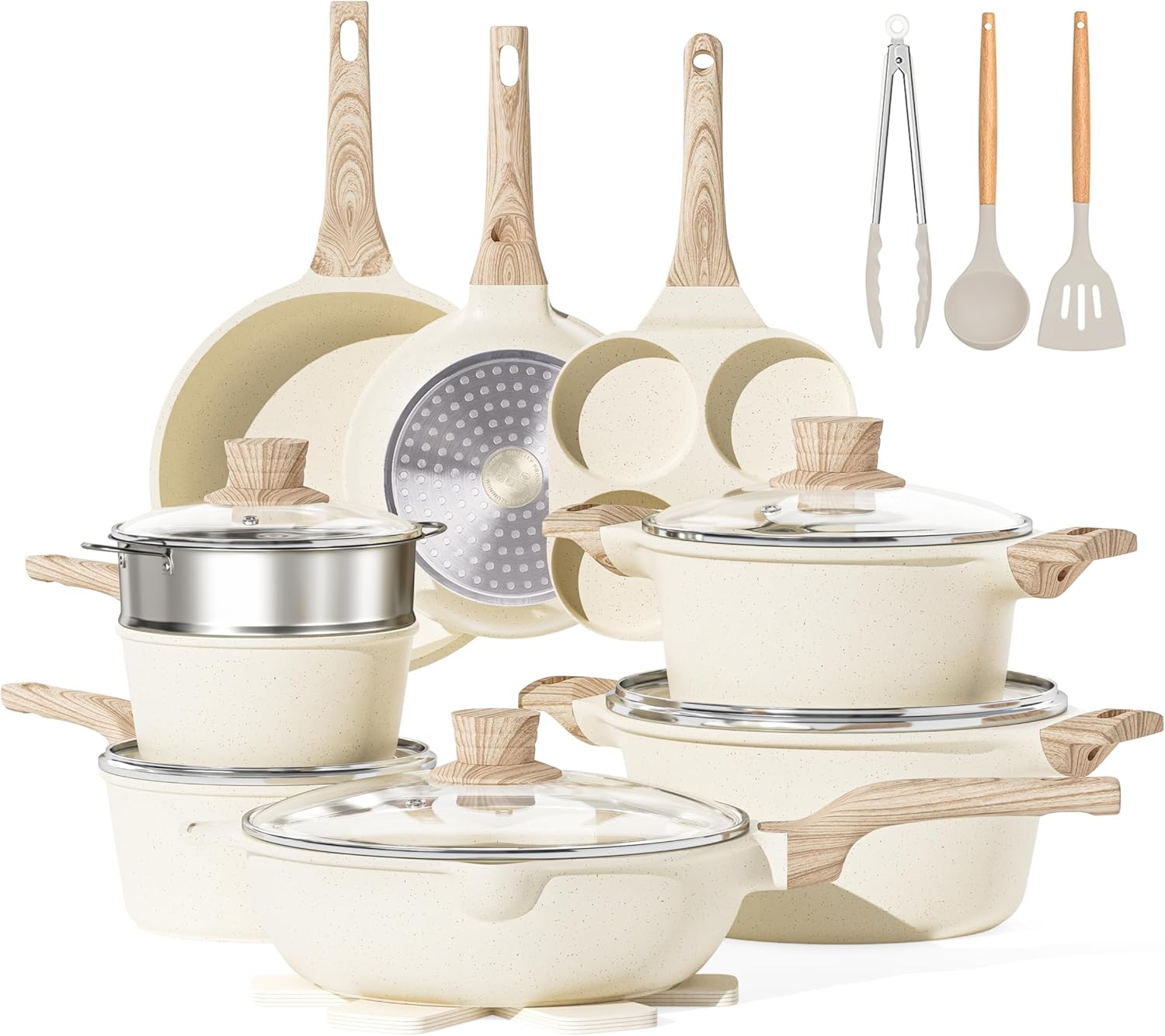 20pcs nonstick pots and pans set review