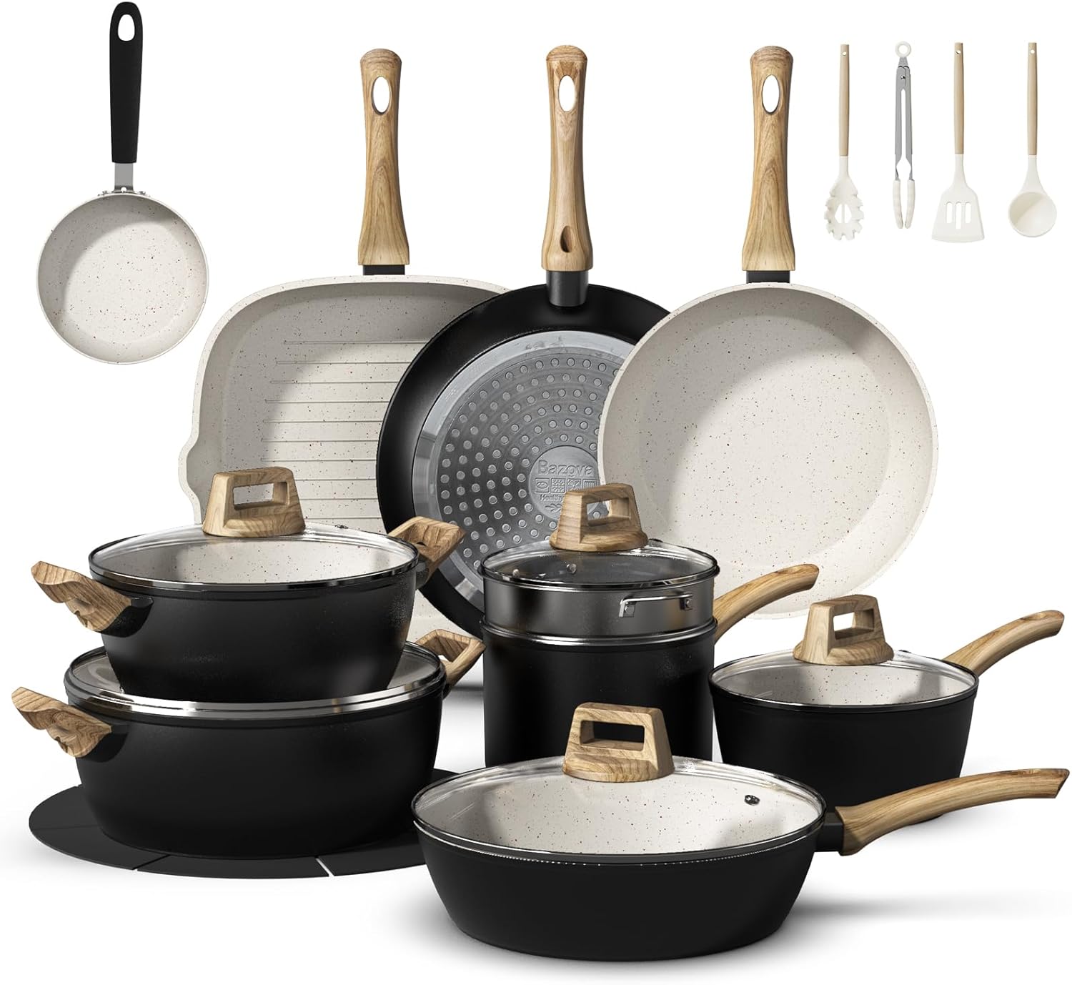 Bazova 25-PC Pots and Pans Set review