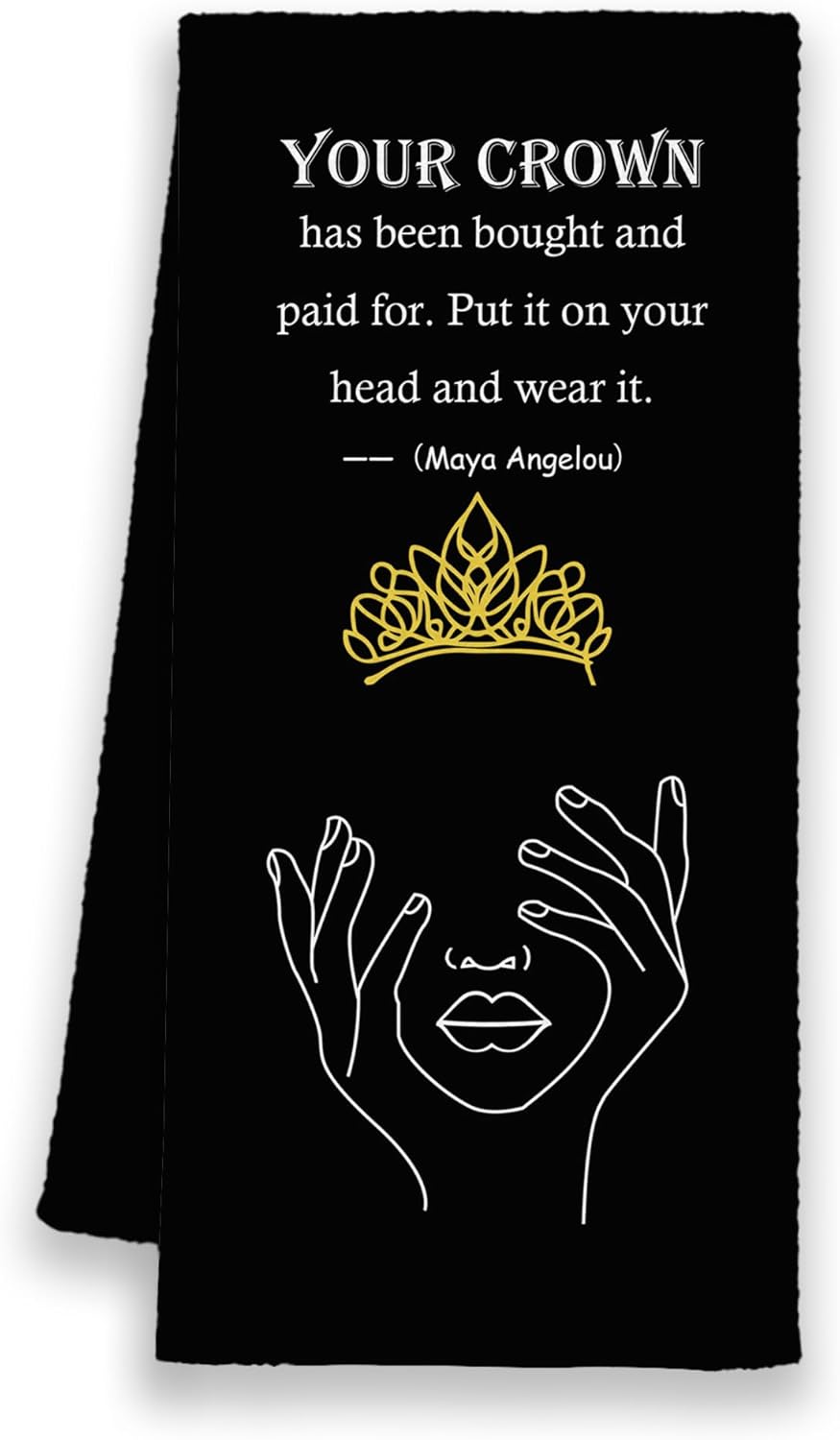 Black Women Crown Kitchen Towels review overview Black women crown kitchen towels review visual