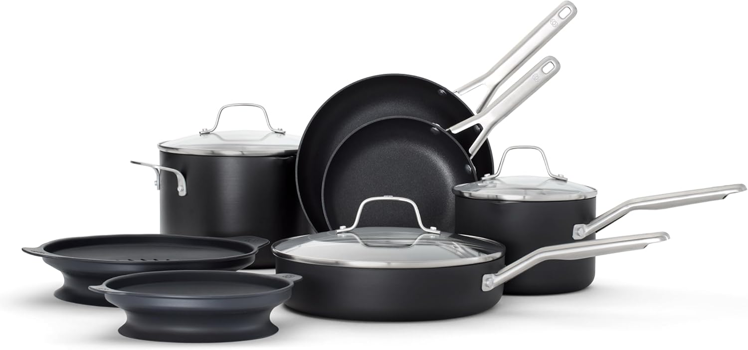 Calphalon® hard-anodized nonstick 10-piece cookware set review