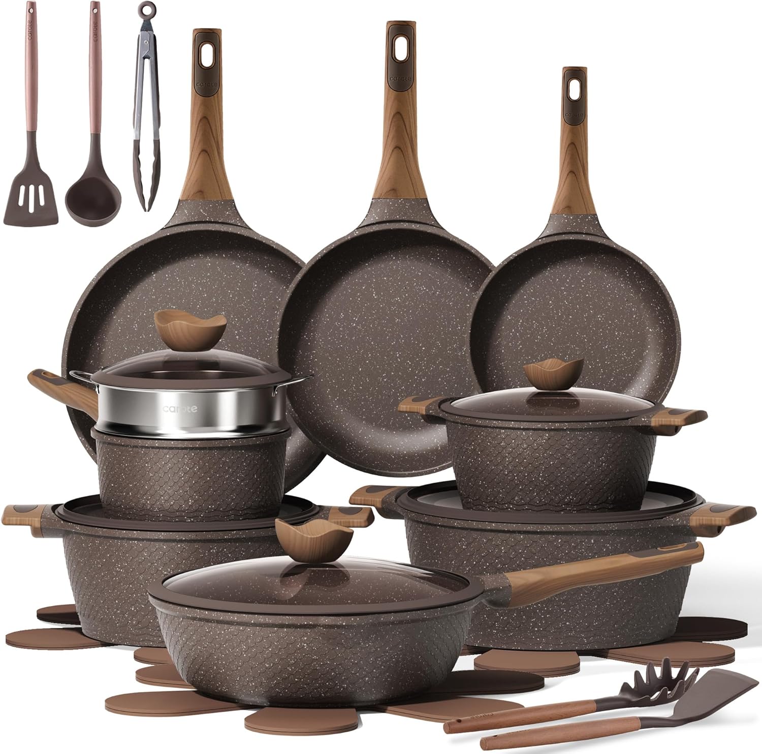CAROTE 26PCS Pots and Pans Set review guide Carote 26pcs pots and pans set review image