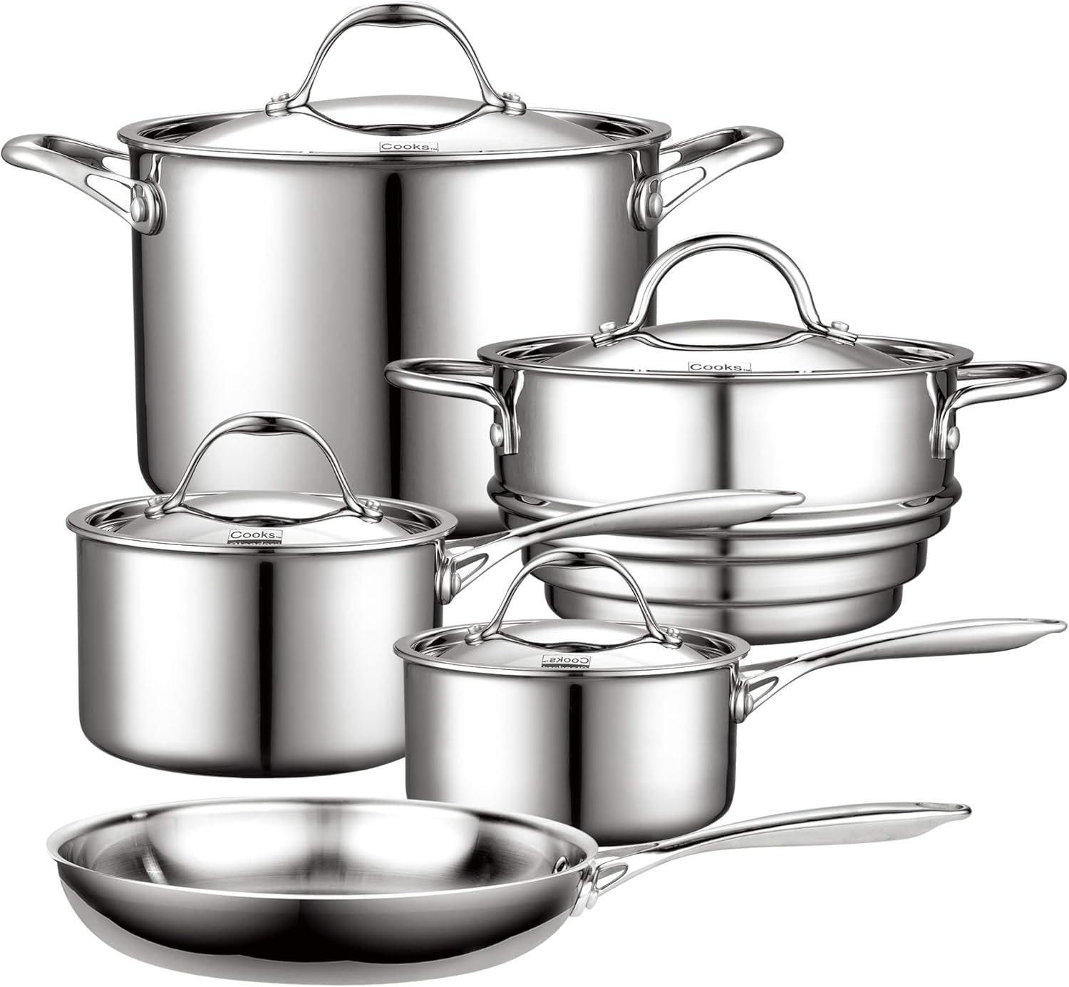 Cooks Standard 10-Piece Stainless Steel Cookware Set review