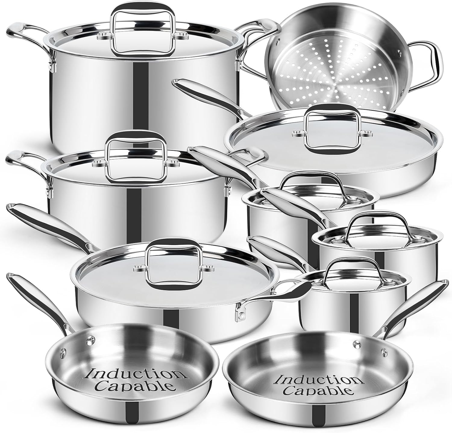 Ewfen stainless steel cookware set review picture