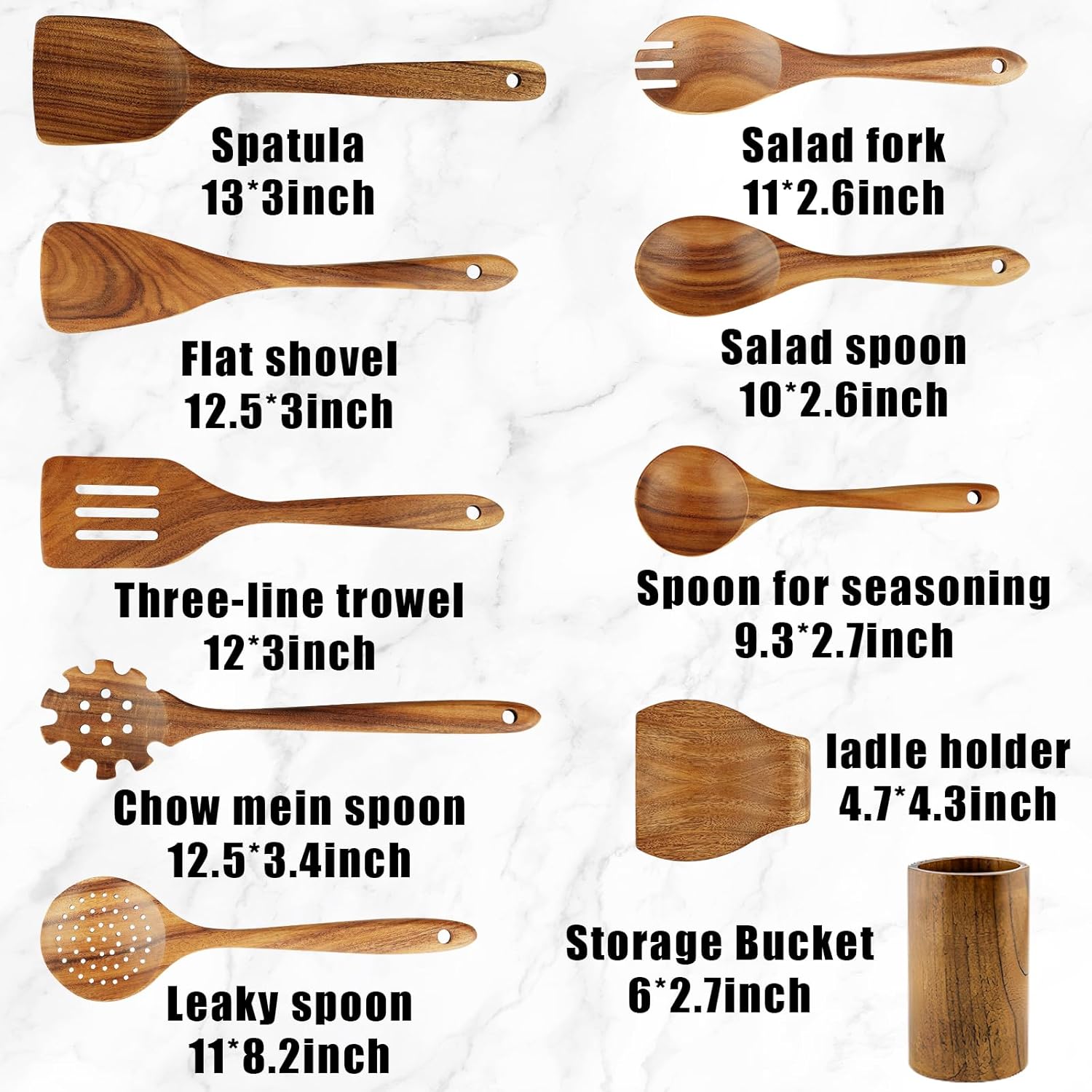FJNATINH Wooden Spoons review essentials