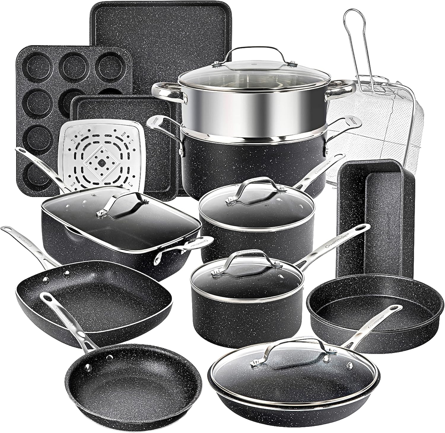 GRANITESTONE 20 Pc Pots and Pans Set Review guide Granitestone 20 pc pots and pans set review image