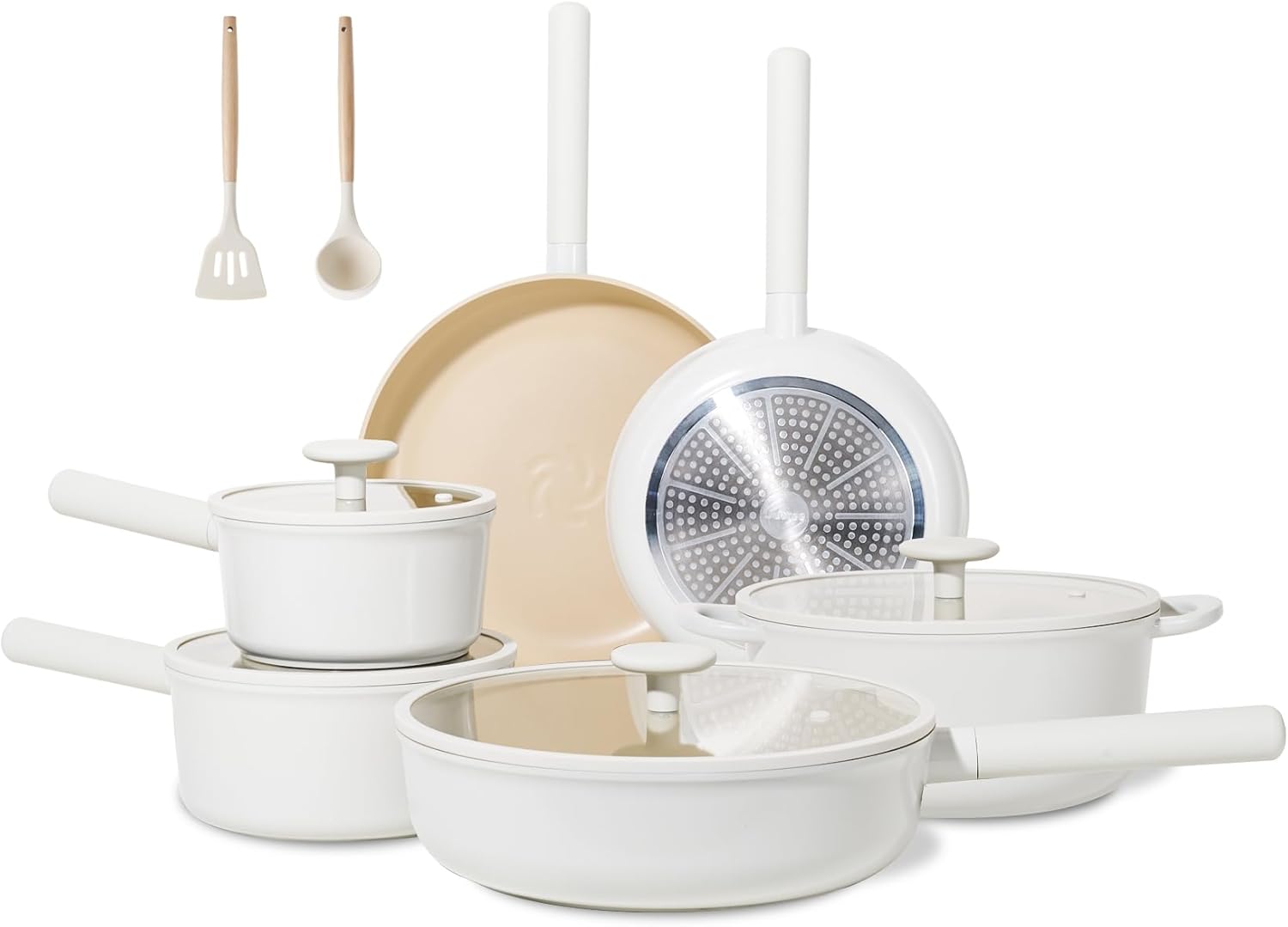 Jeetee ceramic cookware set 17pcs review