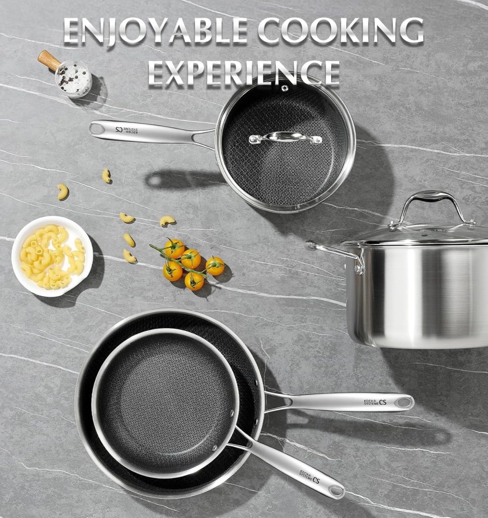 Nice Cooking Set KOCH SYSTEME CS Triply 10-Piece Cookware Set Review | Nice Cookware