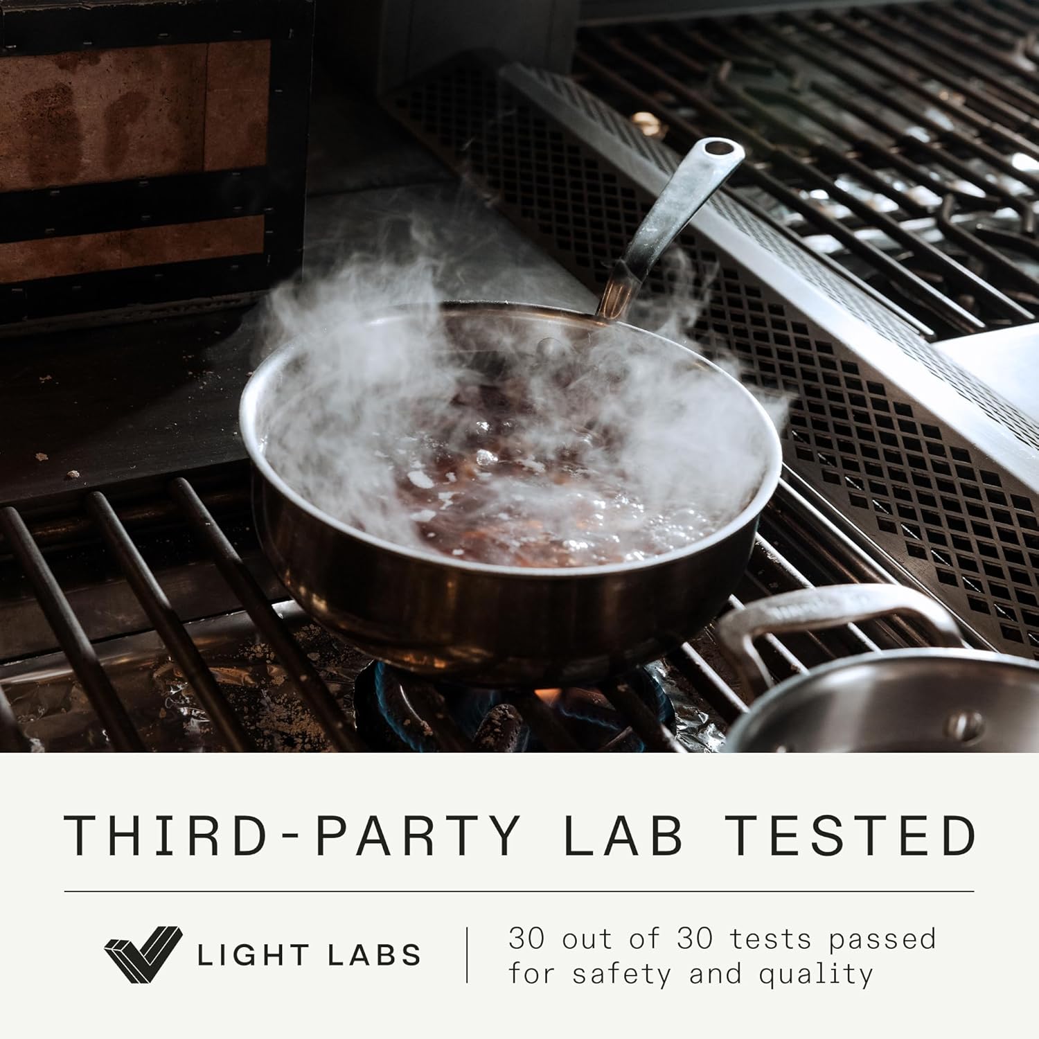 Made in 6 pc stainless steel cookware set