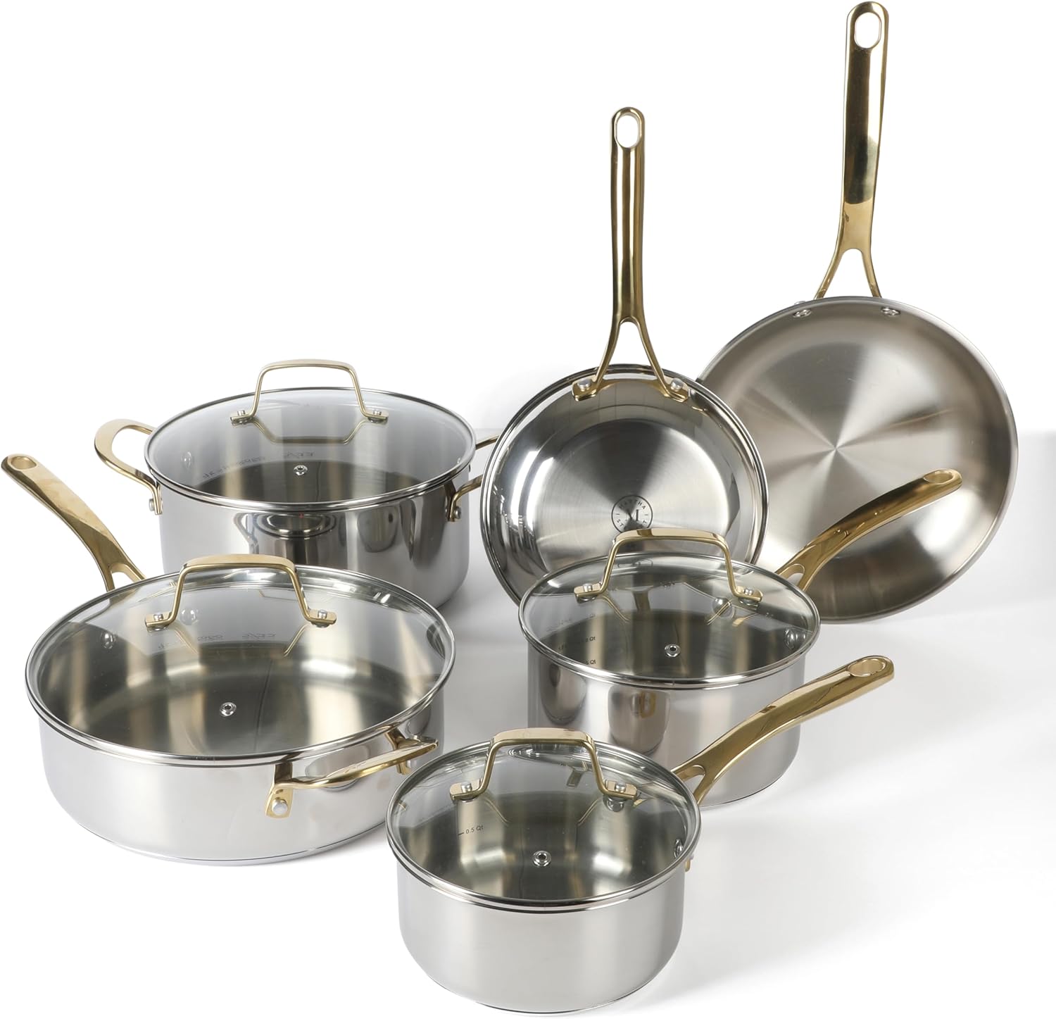 Martha stewart castelle 10-piece cookware set review