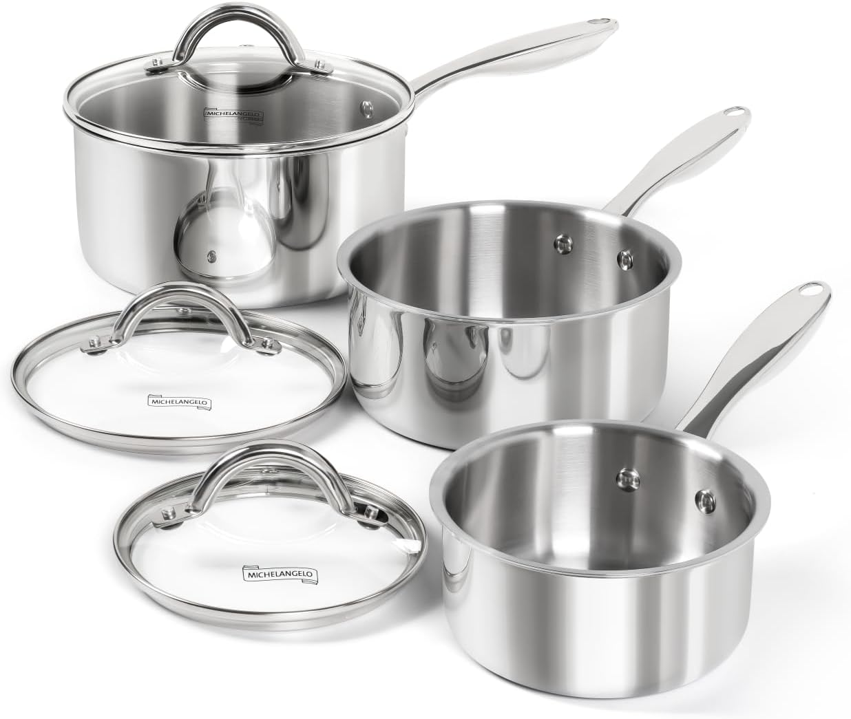MICHELANGELO Saucepan Set 6pc review