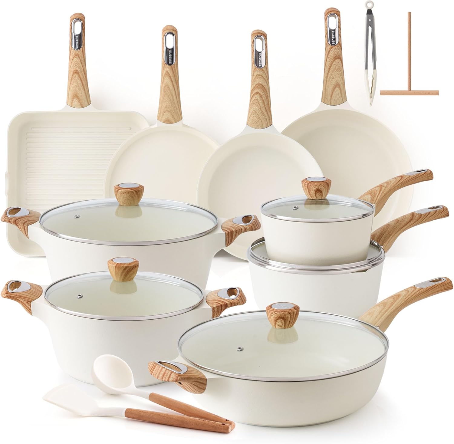 SENSARTE Ceramic Cookware Set review overview