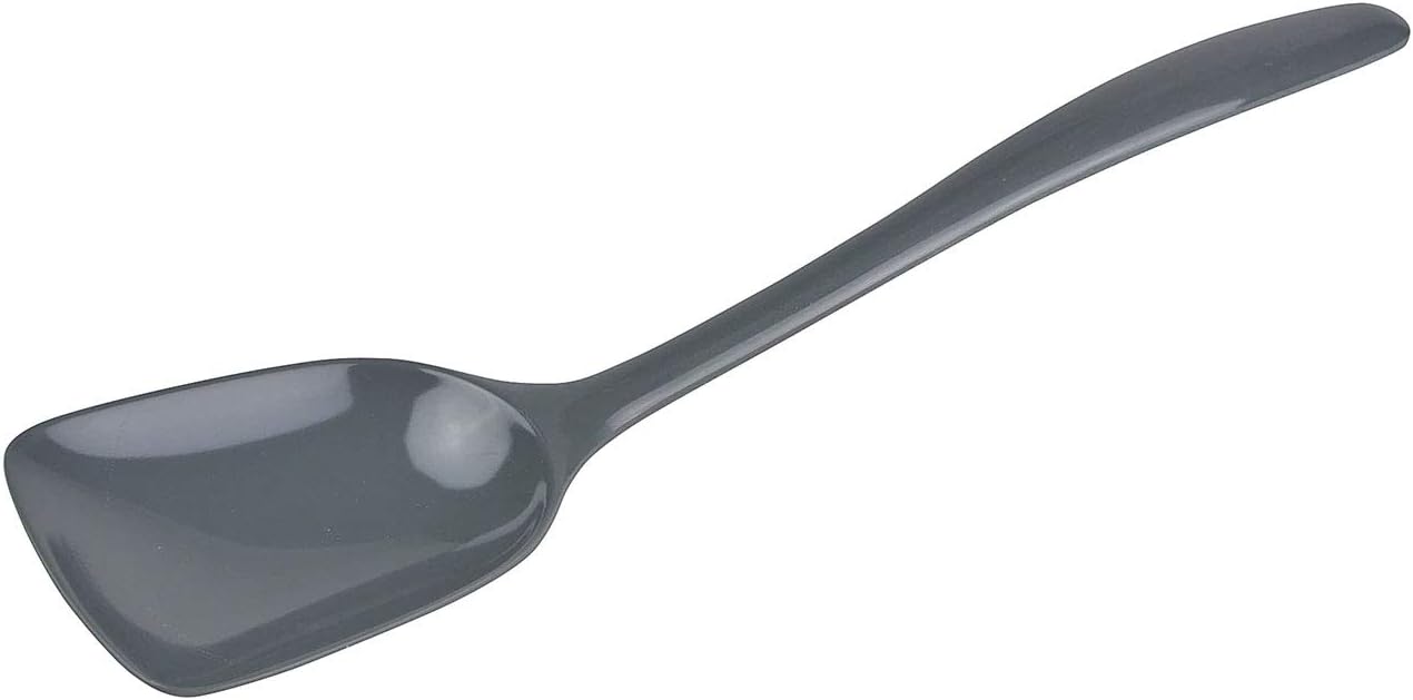 Gourmac Hutzler 11-Inch Melamine Flat-Front Spoon Steel Gray review essentials