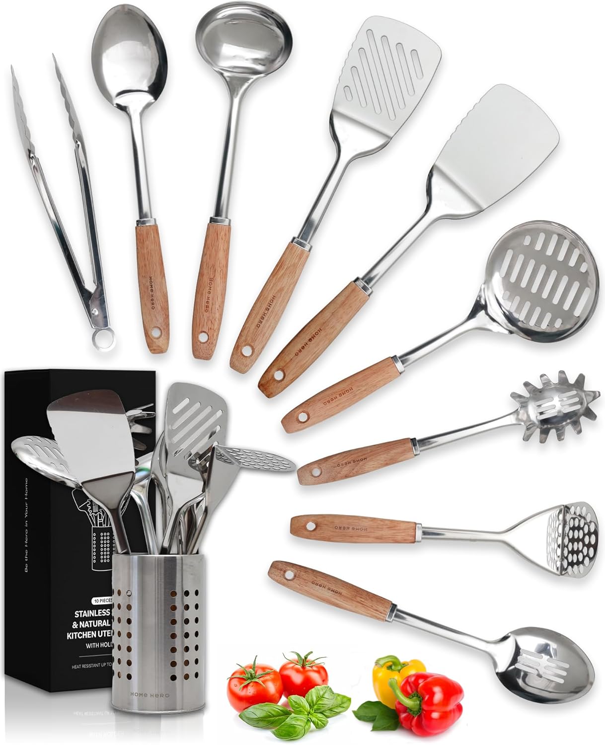 Home Hero Stainless Steel Kitchen Utensils Set review guide
