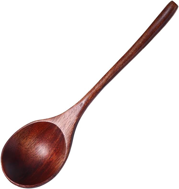 Mixing Wooden Utensils Wooden Spoons, Long Handle Salad Tasting Baking Stirring Serving Scoop Soup Spoon Table Spoon (C) Mixing Wooden Utensils Wooden Spoons, Long Handle Salad Tasting Baking Stirring Serving Scoop Soup Spoon Table Spoon (C)